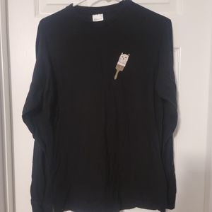 Rip n dip bob ross long sleeve black size medium